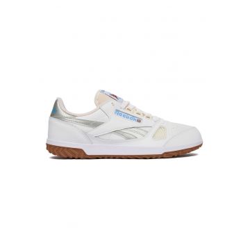 Pantofi sport barbati -  textil/piele - alb - confortabili -