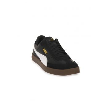 Pantofi sport Club II Era de piele intoarsa si piele ecologica - Negru