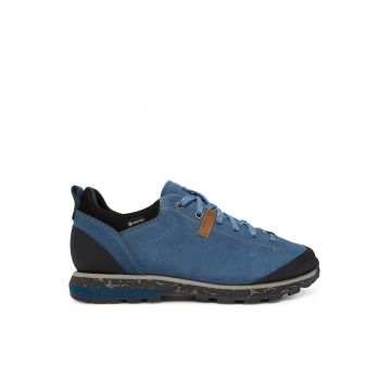 Pantofi trekking barbati  piele naturala - impermeabil - Albastru