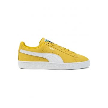 Tenisi barbati  Suede Classic - piele intoarsa - galben - design atemporal