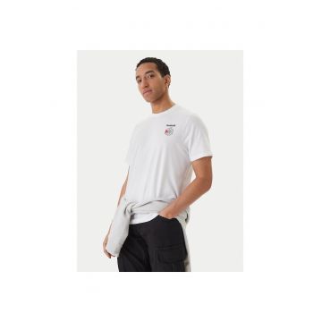 Tricou sport barbati -  bumbac 100% - alb