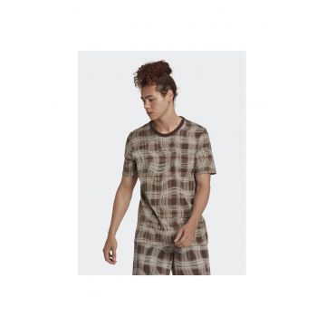 Tricou sport barbati  maro - bumbac -