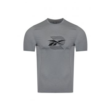 Tricou sport pentru barbat  TS AC Graphic - poliester/elastan - gri
