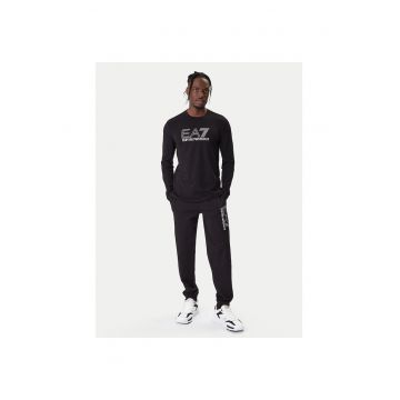 Bluza barbati -  bumbac - negru - 95% bumbac - 5% elastan -