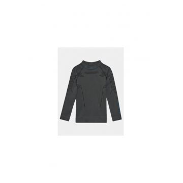Bluza termica copii  gri - poliamida/polipropilena