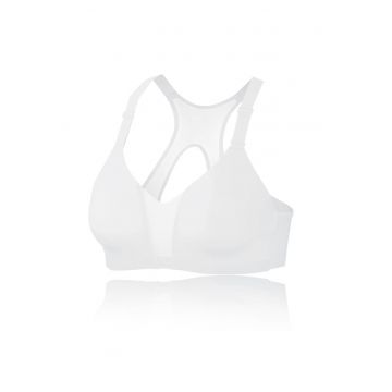 Bustiera  Rival - fitness - alb -