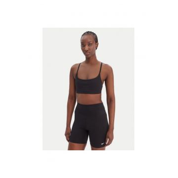 Bustiera sport dama -  neagra - 80% nailon - 20% elastan -