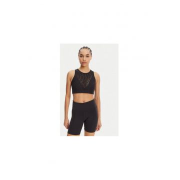 Bustiera sport dama -  negru - 68% poliamida - 32% elastan -