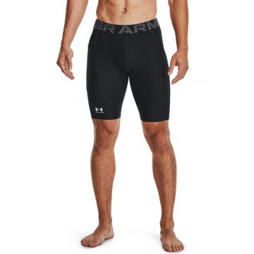 Colanti scurti cu banda logo pentru fitness HeatGear® - Negru