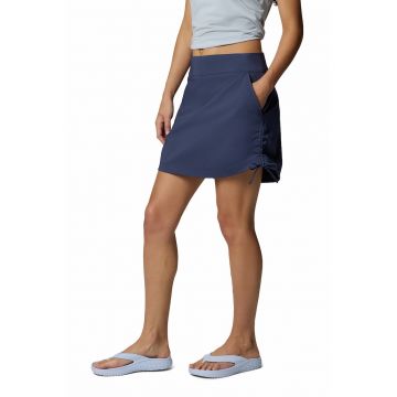 Fusta-pantalon drapata pentru trekking All Seasons - Albastru inchis