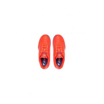 Ghete de fotbal unisex  TOJS2507TF - Piele ecologica - Corai - Coral