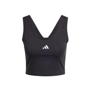 Maiou sport dama -  Essentials - bumbac - logo mic - negru -