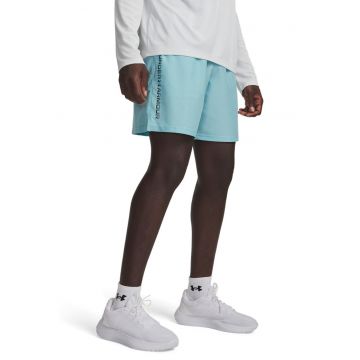 Pantaloni cu logo si buzunare laterale - pentru antrenament Tech - Negru/Albastru glaciar