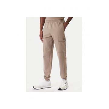 Pantaloni de trening barbati -  material bumbac - bej