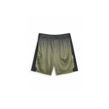 Pantaloni scurti de baschet croiala oversize - kaki