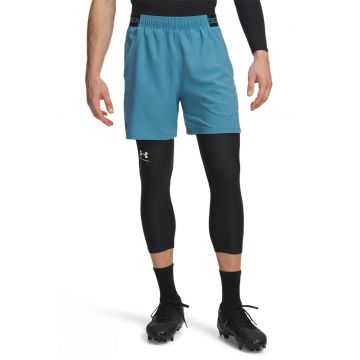 Pantaloni scurti pentru fitness Vanish - Negru/Albastru deschis