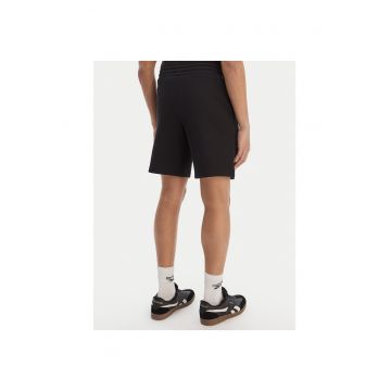 Pantaloni sport barbati -  bumbac si poliester - negru