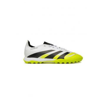 Pantofi din piele ecologica cu inchidere cu sireturi pentru fotbal