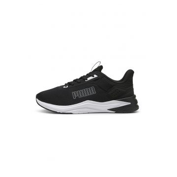 Pantofi FTR Wave de plasa pentru alergare - Negru/Alb optic