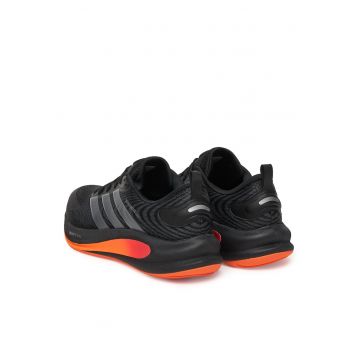 Pantofi sport barbati -  alergare - material textil - negru/portocaliu
