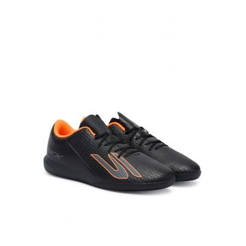 Pantofi sport barbati -  ghete de fotbal - negru - piele ecologica