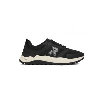 Pantofi sport barbati -  textil - confortabili - talpa groasa - negru