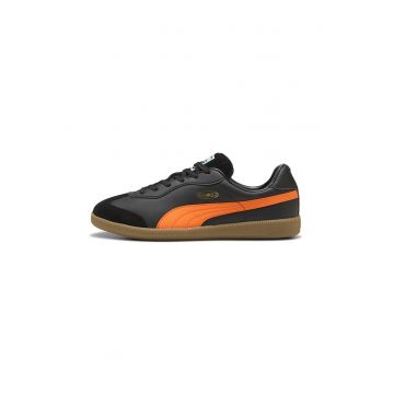 Pantofi sport pentru fotbal King 21 - Negru/Portocaliu mandarina