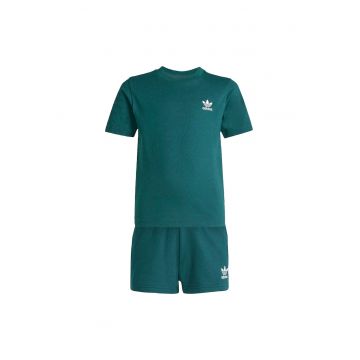 Set Tricou si pantaloni scurti Unisex Copii -  verde -