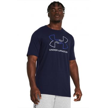 Tricou cu imprimeu logo Foundation - Bleumarin