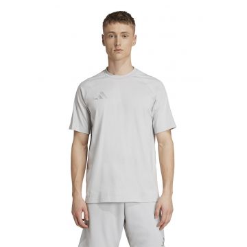 Tricou de bumbac pentru fotbal Tiro25 - Gri deschis