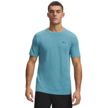 Tricou pentru antrenament - fara cusaturi Vanish Novelty - Albastru pastel