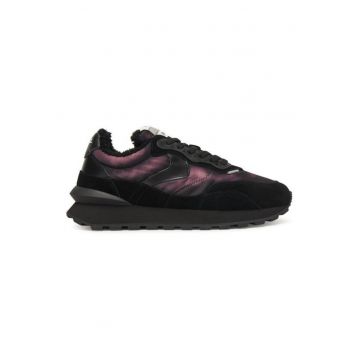 Adidasi  barbati - negru - piele naturala - pentru fitness