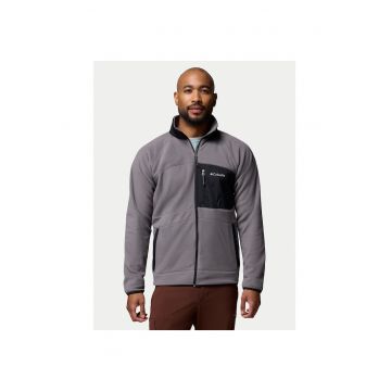 Bluza sport barbati -  gri - poliester reciclat