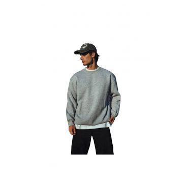 Bluza sport pentru barbati  Regular Fit - gri - bumbac