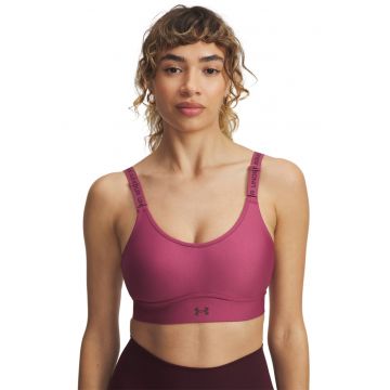 Bustiera pentru fitness Infinity Mid 2.0 - Fucsia