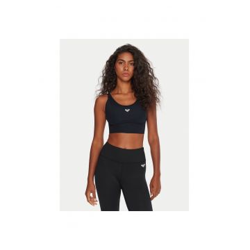 Bustiera sport dama -  neagra - 75% poliester - 25% elastan -