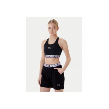 Bustiera sport dama -  negru - 69% poliamida - 31% elastan