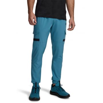 Pantaloni lejeri cu buzunare cu clapa Tech Utility - Albastru inchis