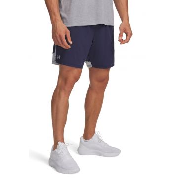 Pantaloni scurti pentru fitness Tech Vent - Gri deschis/Bleumarin