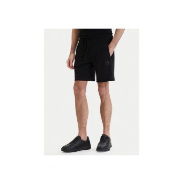 Pantaloni sport barbati -  negru - bumbac si poliester