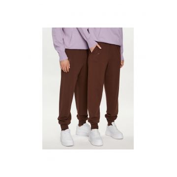 Pantaloni sport  unisex - maro - de trening