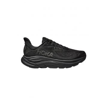 Pantofi Clifton 10 cu logo pentru alergare - Negru