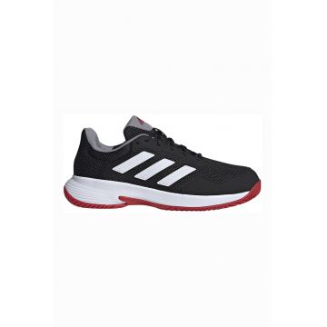 Pantofi Game Spec 2 pentru tenis - Negru/Alb murdar