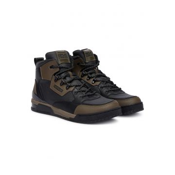 sport barbati -  1659 - piele naturala - Verde