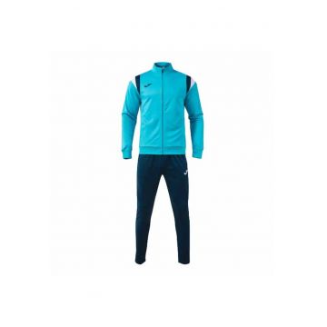 Trening  turcoaz fluorescent - hanorac cu fermoar - pantaloni lungi - Turcoaz