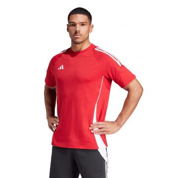 Tricou din bumbac pentru fotbal Tiro24 - Rosu/Alb