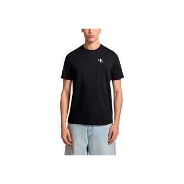 Tricou  pentru Barbati - ss 30s classic back monologo tee - LV14RF852G-UB1 - Negru - Negru