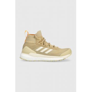 adidas TERREX pantofi Free Hiker femei, culoarea bej GW2808-MAGMAU/BLK