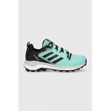 adidas TERREX pantofi Skychaser 2 GTX femei, culoarea turcoaz FW2996-ACIMIN/BLK