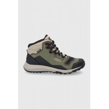 Keen Pantofi Tempo Flex Mid femei, culoarea verde